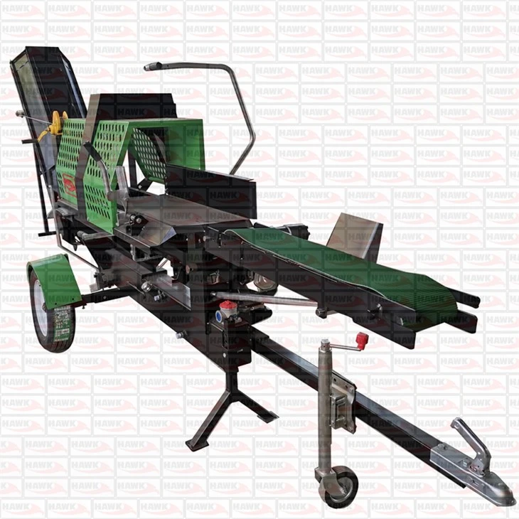 15HP Gas Engine Firewood Wood Log Processor