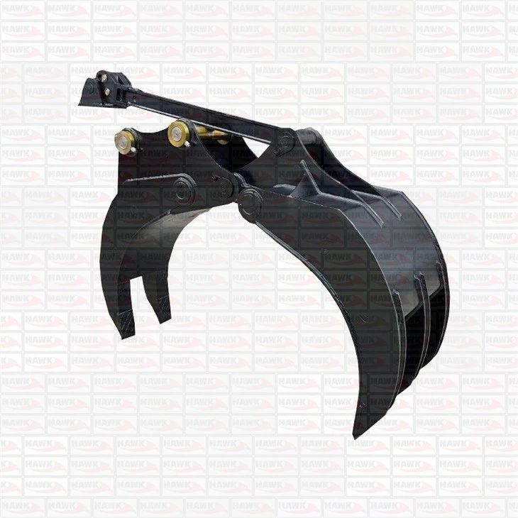 Heavy Duty Mechanical Excavator Grapple Grab