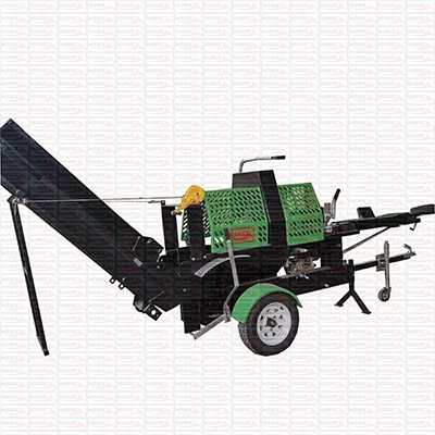 Electric Motor Firewood Processor With 16inch Chain Saw