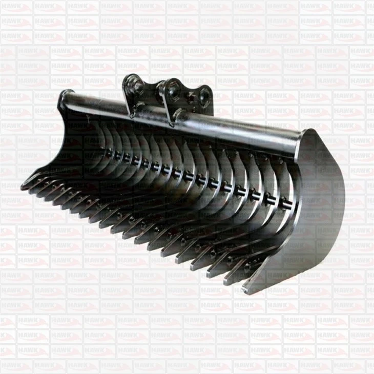 Excavator Rake Riddle Bucket