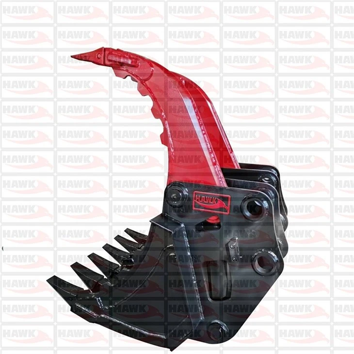 Hawk03 Excavator Attachments Hydraulic Grab Bucket